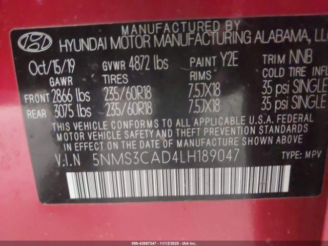 Hyundai SANTA FE Sel Image 11