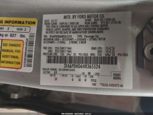 Ford Fusion Se Image 10