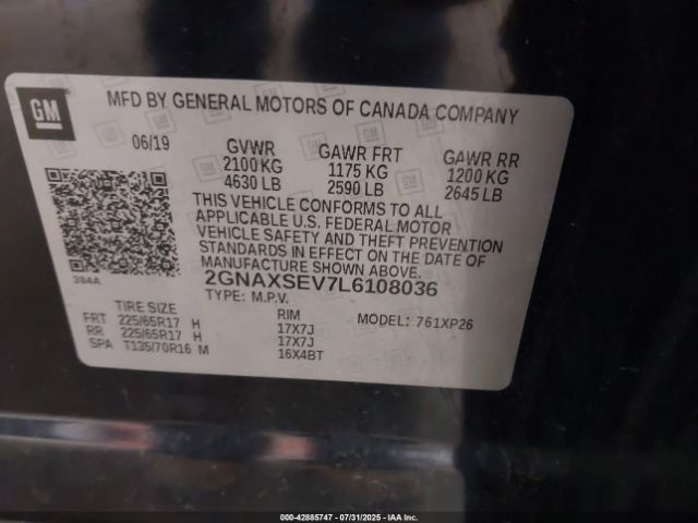 Chevrolet Equinox Awd Ls Image 10