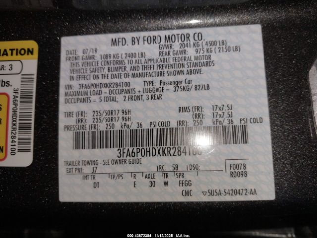 Ford Fusion Se Image 9