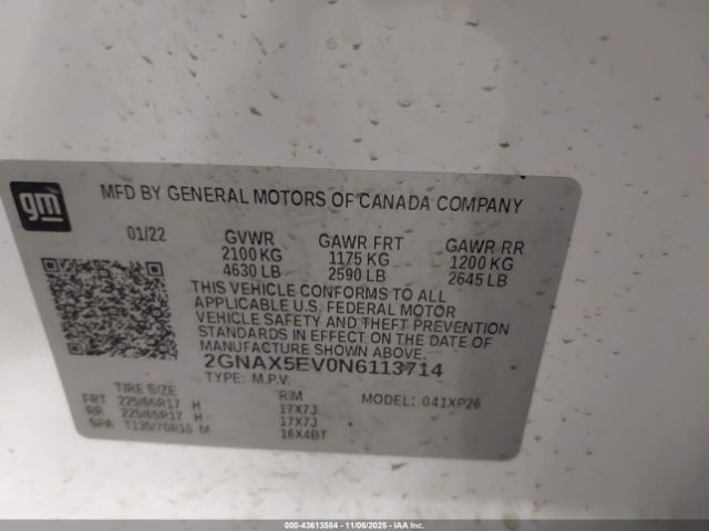 Chevrolet Equinox Awd 1fl Image 4