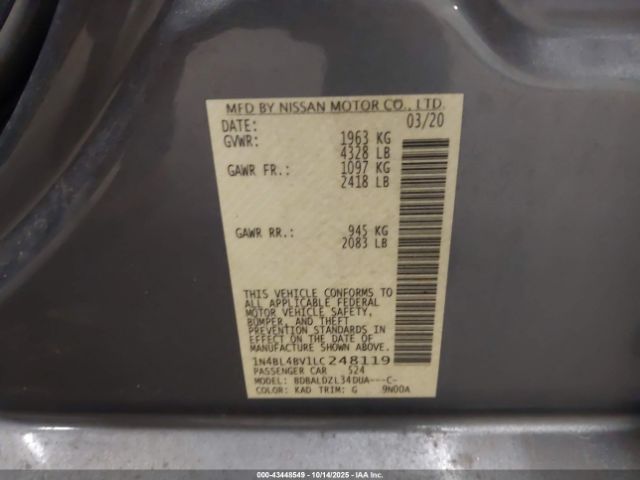 Nissan Altima S Fwd Image 4