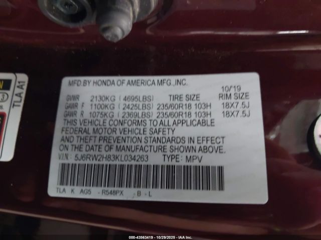 Honda CR-V Ex-l Image 7