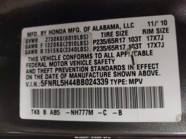 Honda Odyssey Ex Image 3