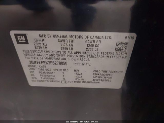 Chevrolet Equinox 1lt Image 15