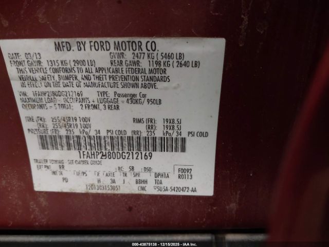 Ford Taurus Limited Image 10